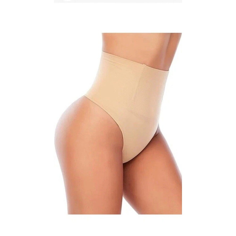 Werena Tummy Control Thong Shapewear for Women Seamless Shaping Thong Panties 2x